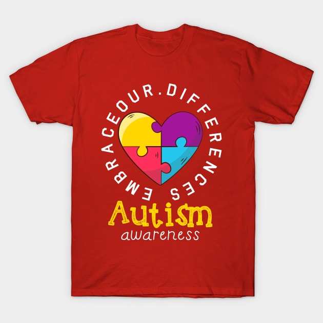 Autism Shirt - Autism Awareness Shirts for Women Men Kids T-Shirt by fiar32